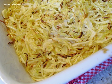 Voedwel, natuurlijk voedingsadvies, witte kool uit de oven